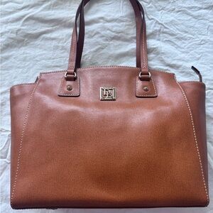 Dooney & Bourke - NWT Brown Saffiano Leather Purse